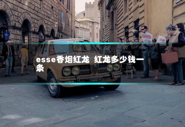 esse香烟红龙 红龙多少钱一条插图